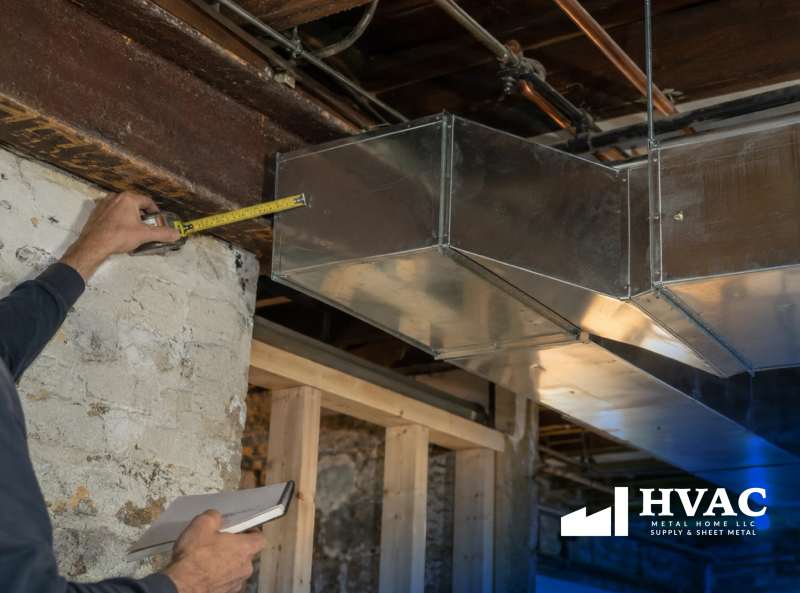HVAC ductwork for renovations adapting to existing building conditions and structural constraints.